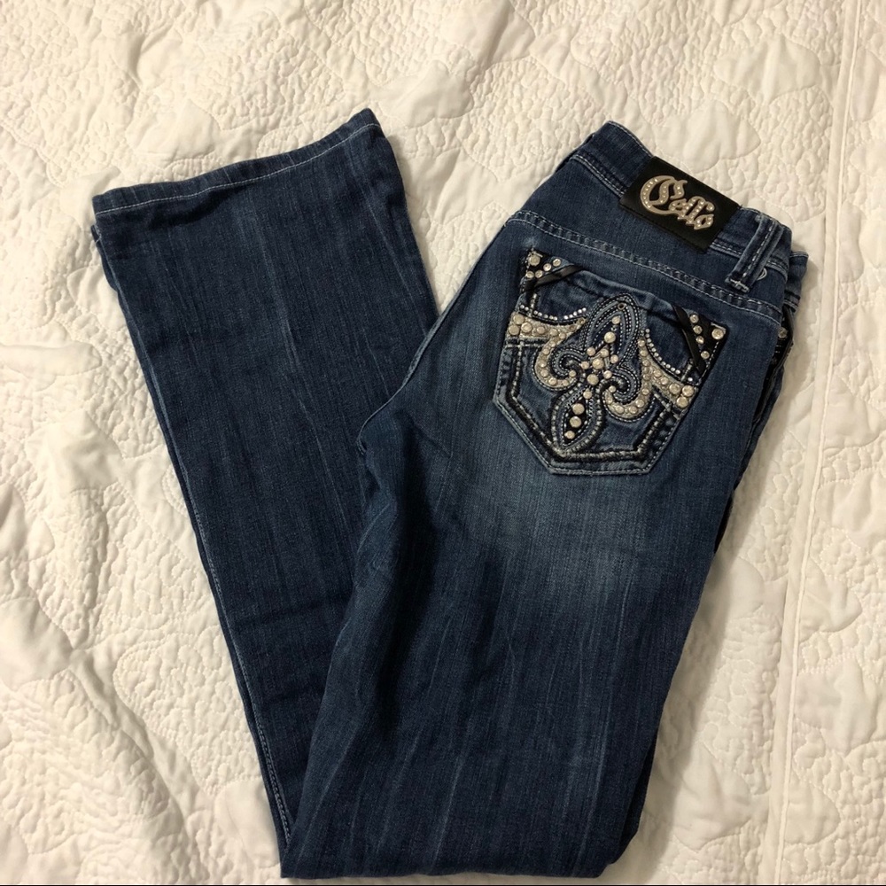 CELLO MISS ME// embellished jeans